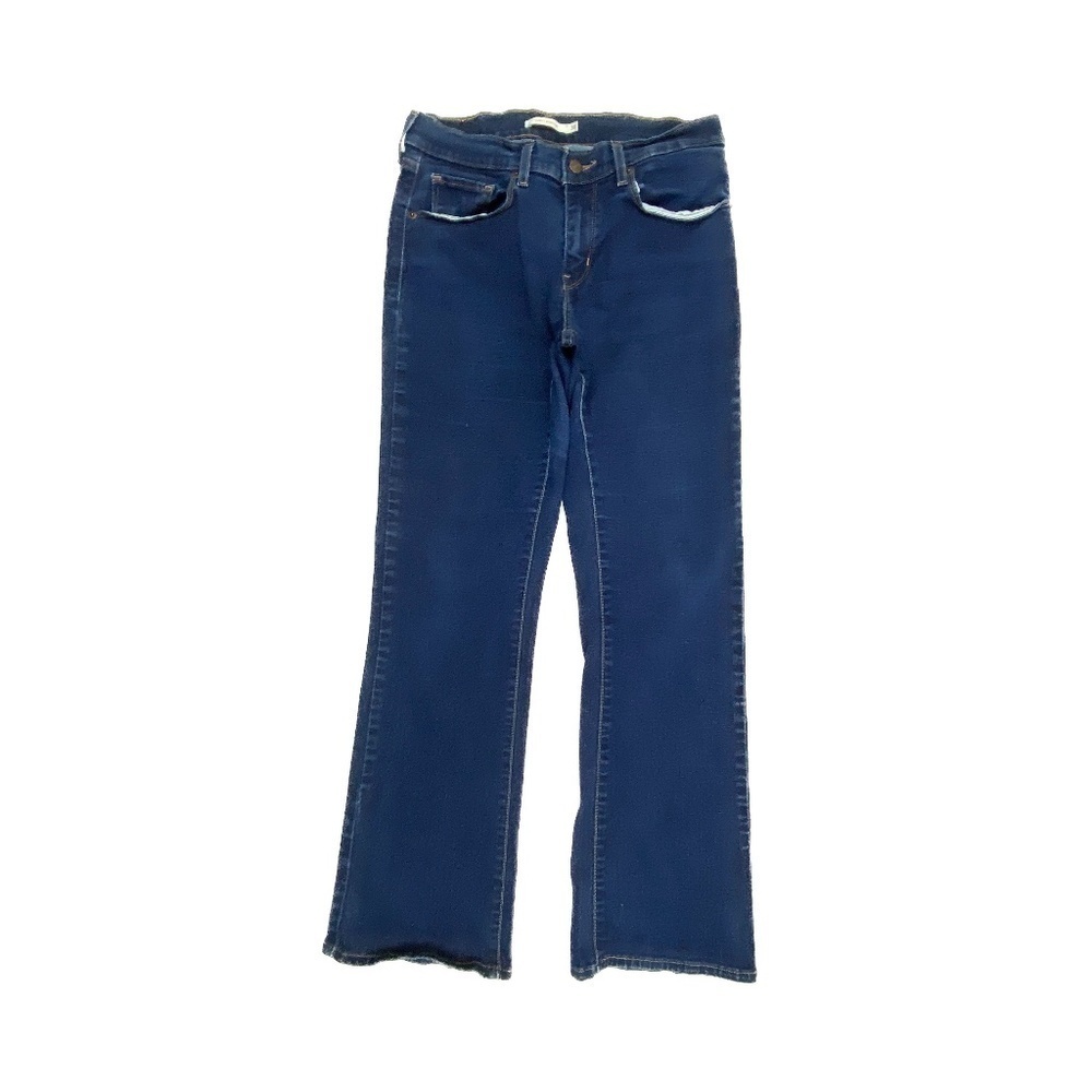Levi's Curvy Bootcut Women 30 Dark Wash Blue Denim Jeans Mid Rise